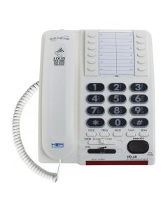 Amplified Phone For Hearing Impaired With 55+dB Of Amplification