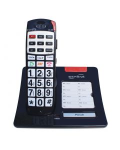 Loud Cordless Phone For Seniors With Hearing Loss - 50+dB Amplifications - Big Buttons - Talking CID